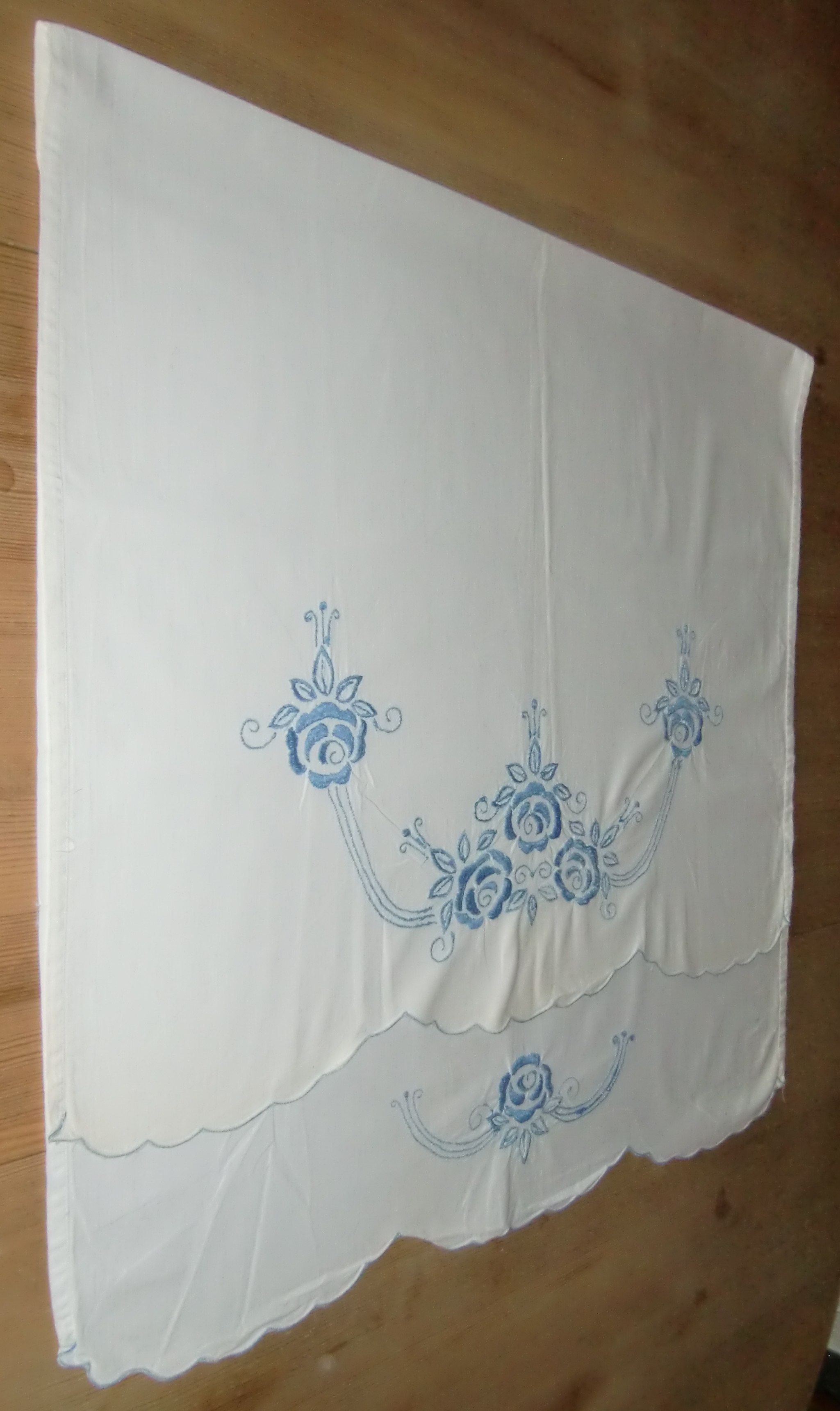M720M Blue stitching decorative towel