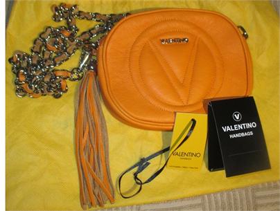 Valentino by Mario Valentino France Medallion Leather Tote