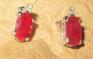 Gold and ruby earrings l