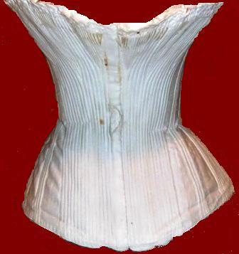 1920s Vintage Corset With Open Bottom Girdle by Nu Bone Woven Wire